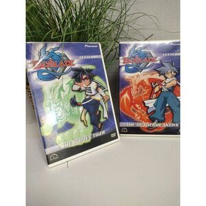 Beyblade Lot Of 2 DVDs Anime Let it Rip , Hidden Tiger , Bladebreakers